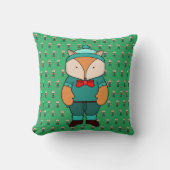 Cute groene vos kussen (Voorkant)