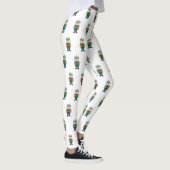 Cute groene vos leggings (Rechts)