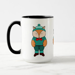 Cute groene vos mok