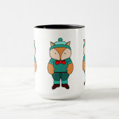 Cute groene vos mok (Midden)