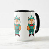 Cute groene vos mok (Voorkant rechts)