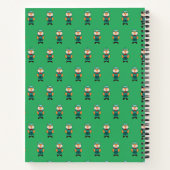 Cute groene vos notitieboek (Achterkant)