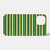 Cute groene witte strepen Case-Mate iPhone case (Achterkant (horizontaal))