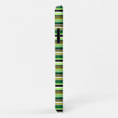 Cute groene witte strepen Case-Mate iPhone case (Achterkant/rechts)