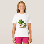 Cute groenten t-shirt (Voorkant volledig)