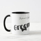 Cute Groom Personalized Wedding Mok (Links)