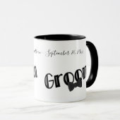 Cute Groom Personalized Wedding Mok (Voorkant rechts)