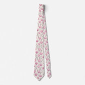 Cute Groomsmen Tulip Flower Stropdas (Voorkant)