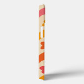 Cute Groovy bloemenpatroon op retro golven   Case-Mate iPhone Case (Achterkant / Rechts)