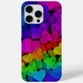 Cute Groovy Hearts Rainbow Case-Mate iPhone Case (Achterkant)