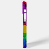 Cute Groovy Hearts Rainbow Case-Mate iPhone Case (Achterkant / Links)