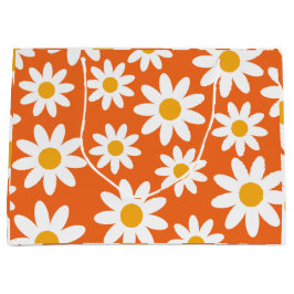 Cute Groovy Retro Daisy Groot Cadeauzakje