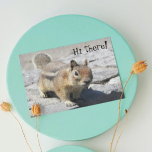 Cute Ground Squirrel Foto van Birthday Kaart