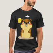 Cute Groundhog Day Illustration – Spring Or More W T-shirt (Voorkant)