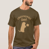 Cute Groundhog Day T-Shirt (Voorkant)