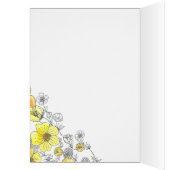 Cute Groundhog Yellow Flowers Hallo (Binnen (Links))