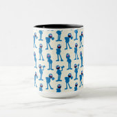 Cute Grover Pattern Mok (Midden)