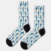 Cute Grover Pattern Socks Sokken (Links)