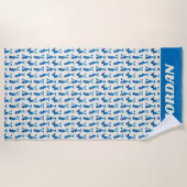 Cute Grover Pattern Strandlaken (Voorkant)