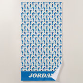 Cute Grover Pattern Strandlaken (Voorkant)