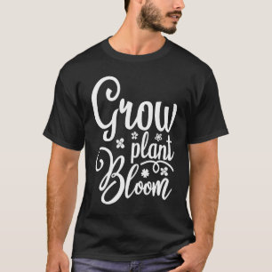 Cute Grow Plant Bloom Spring Blooming Natuur Flowe T-shirt