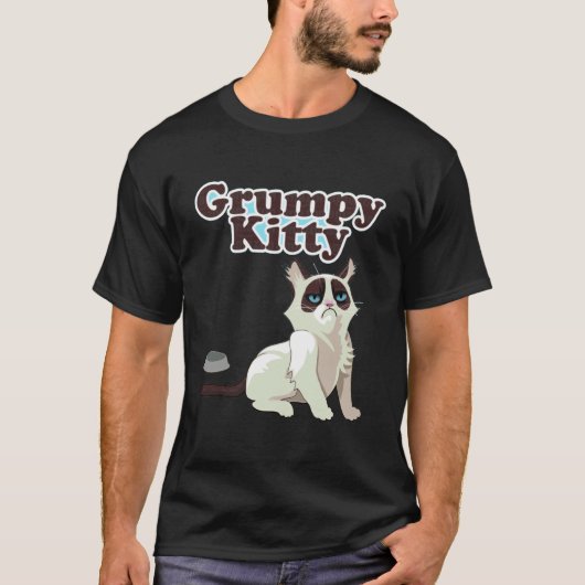 Cute Grumpy Kitty CAT Lives Matter Kleding T-shirt (Voorkant)