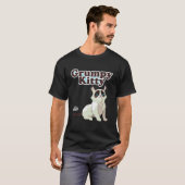 Cute Grumpy Kitty CAT Lives Matter Kleding T-shirt (Voorkant volledig)
