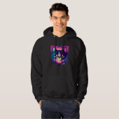 Cute Grunge Kitty Cat Animal  Kitty Cat Hoodie (Voorkant volledig)