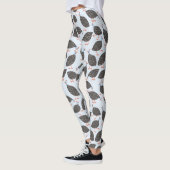 Cute Guinea Fowl Bird Pattern Leggings (Links)