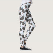 Cute Guinea Fowl Bird Pattern Leggings (Rechts)