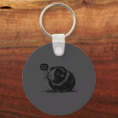 Cute Guinea G Wheek Wheek Sounds Guinea G Lover Fu Sleutelhanger (Voorkant)