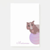 Cute Guinea Pig Ball Post-it Notes (Voorkant)
