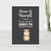 Cute Guinea Pig Cards Pets Happy Funny Kaart (Voorkant)
