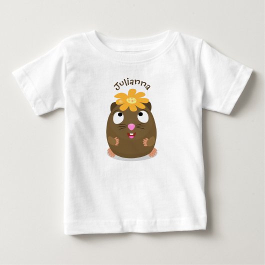 Cute guinea pig cartoon illustratie (Voorkant)