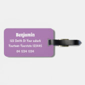 Cute guinea pig cartoon illustratie bagagelabel (Achterkant horizontaal)