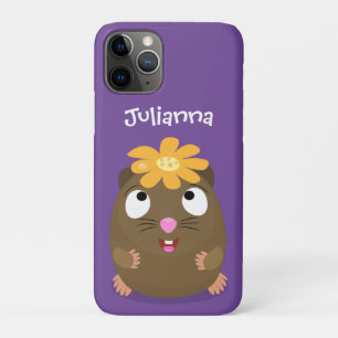 Cute guinea pig cartoon illustratie Case-Mate iPhone case