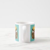 Cute guinea pig cartoon illustratie espresso kop (Achterkant)