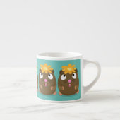 Cute guinea pig cartoon illustratie espresso kop (Rechts)