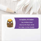 Cute guinea pig cartoon illustratie etiket (Insitu)