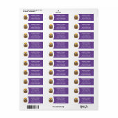 Cute guinea pig cartoon illustratie etiket (Full Sheet)