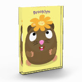 Cute guinea pig cartoon illustratie fotoblokken (Links)
