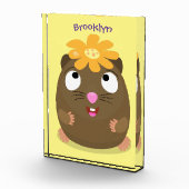 Cute guinea pig cartoon illustratie fotoblokken (Rechts)