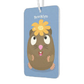 Cute guinea pig cartoon illustratie luchtverfrisser (Links)