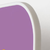 Cute guinea pig cartoon illustratie pickleball paddle (Links Detail)