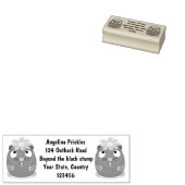 Cute guinea pig cartoon illustratie rubberstempel (Gestempeld)