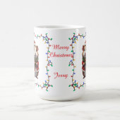 Cute Guinea Pig Christmas Mug Koffiemok (Center)