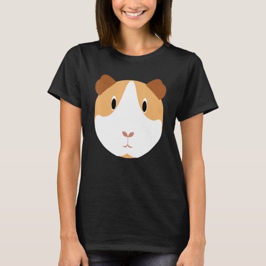 Cute Guinea Pig Costume T-shirt (Voorkant)