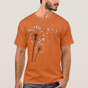 Cute Guinea Pig Dandelion Flower Funny Animal Love T-shirt