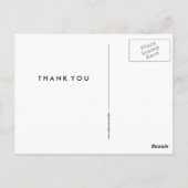 Cute Guinea Pig Dank u Briefkaart (Achterkant)