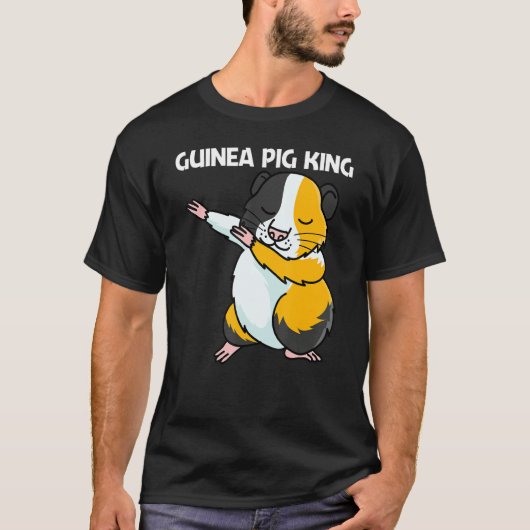 Cute Guinea Pig For Men Dad Pet Animal Breed T-shirt (Voorkant)